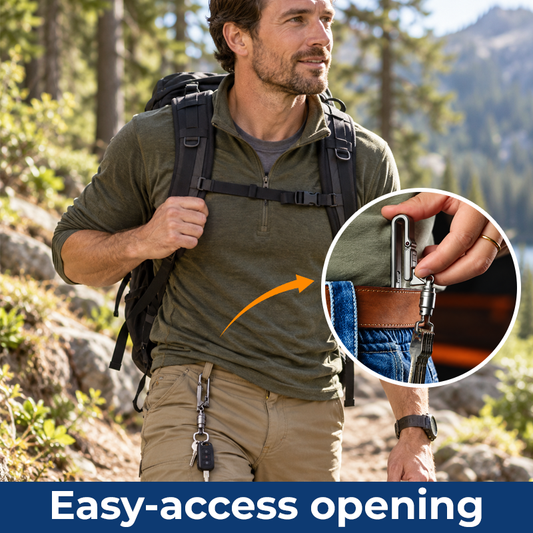 Lightweight Belt Key Clip for Everyday Carry