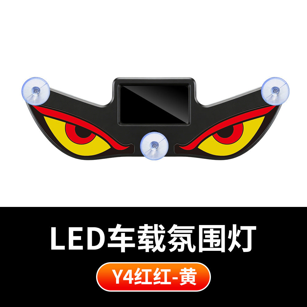 LED Demon Eye Car Light Stickerš¹ ā Give Your Ride a Fierce Nocturnal Identity