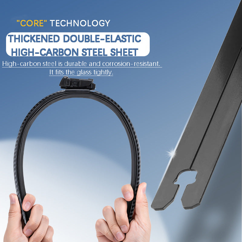 🌈 Quiet, boneless carbon fiber windshield wipers - give your car style, silence and clarity!
