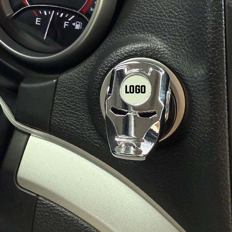 Premium Metal Push-to-Start Button Cover | Hero Edition
