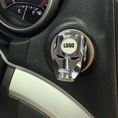 Premium Metal Push-to-Start Button Cover | Hero Edition