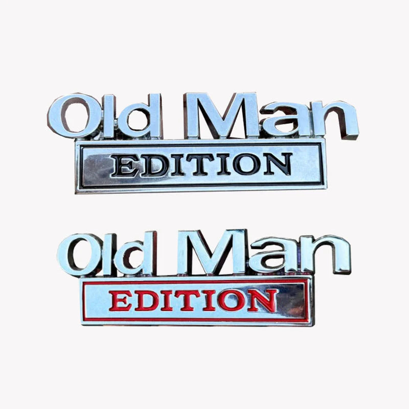 🚗 Old Man Edition-Auto-Emblem