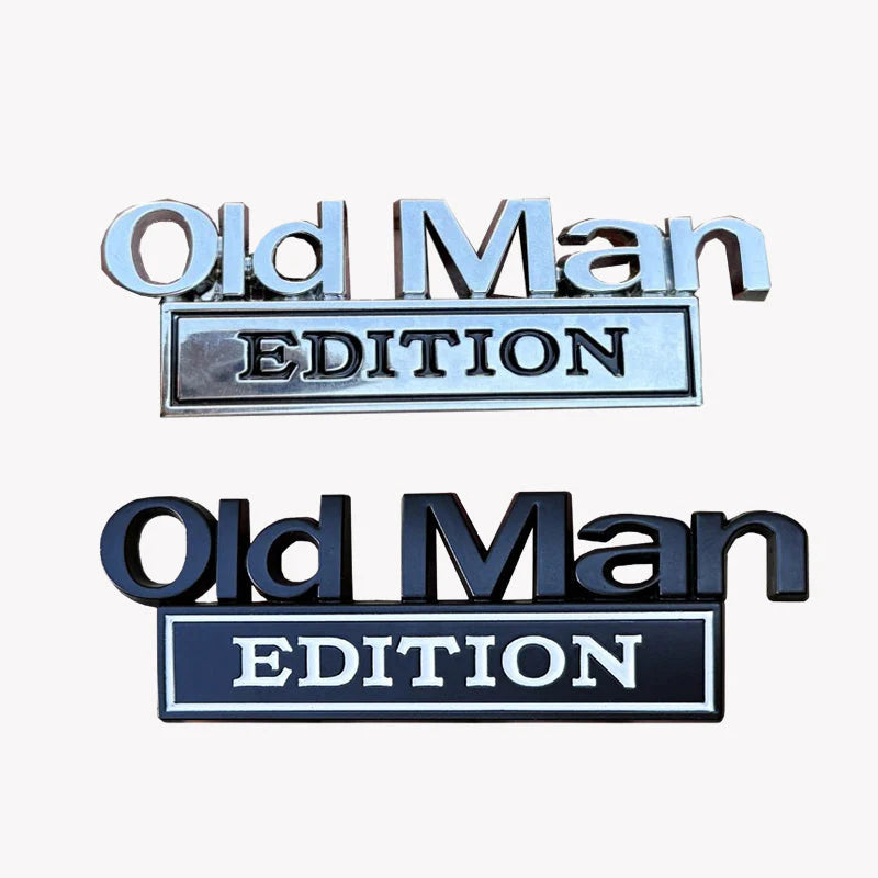 🚗 Old Man Edition-Auto-Emblem