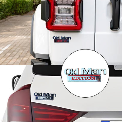 🚗 Old Man Edition-Auto-Emblem