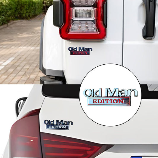 🚗 Old Man Edition-Auto-Emblem