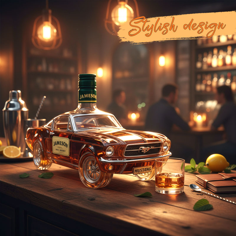 Mustang Whiskyflasche