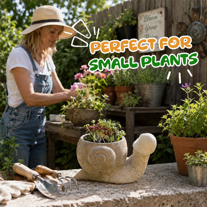 Fun garden planting pots