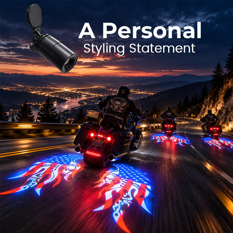 Motorcycle LED Wing Ground Projection Lights