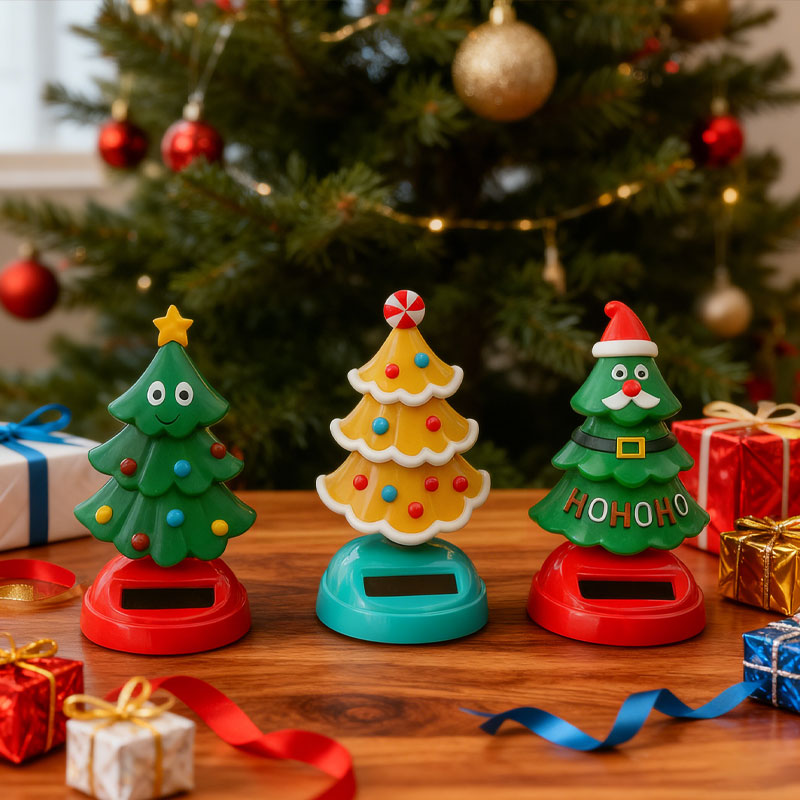 🎅🌟 Solar-Powered Christmas Wobble Figure · Bring Holiday Cheer Everywhere!
