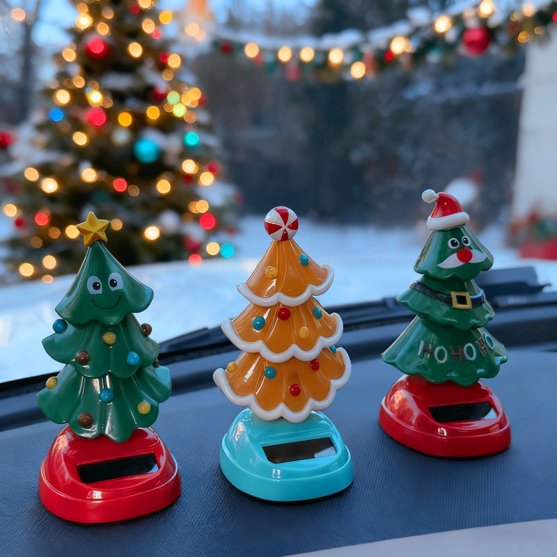 🎅🌟 Solar-Powered Christmas Wobble Figure · Bring Holiday Cheer Everywhere!
