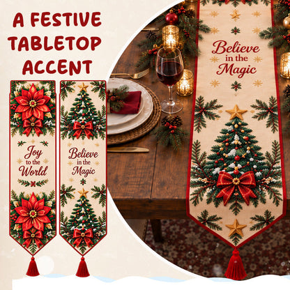 ✨ DIY Christmas Diamond Painting Table Runner Kit