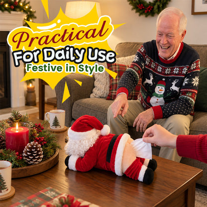 Funny Santa Butt Tissue Box Cover