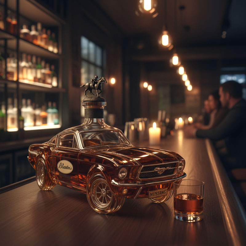 Mustang Whiskyflasche