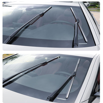 🌈 Quiet, boneless carbon fiber windshield wipers - give your car style, silence and clarity!