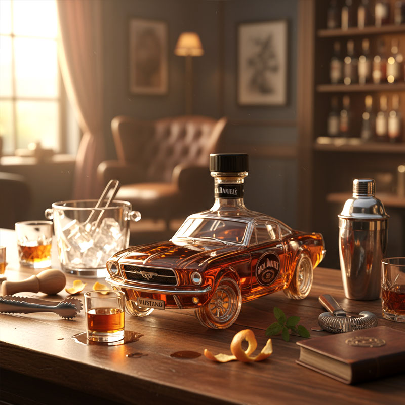 Mustang Whiskyflasche