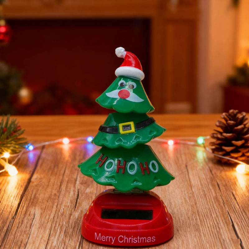 🎅🌟 Solar-Powered Christmas Wobble Figure · Bring Holiday Cheer Everywhere!