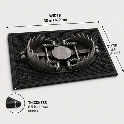 Trick Trap 3D Illusion Door Mat