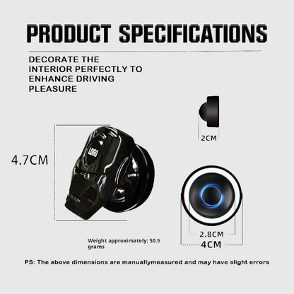 Premium Metal Push-to-Start Button Cover | Hero Edition