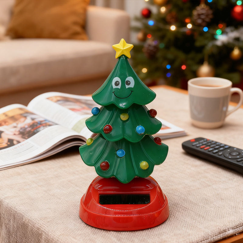 🎅🌟 Solar-Powered Christmas Wobble Figure · Bring Holiday Cheer Everywhere!