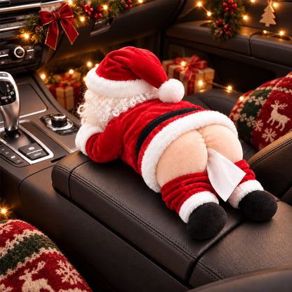 Funny Santa Butt Tissue Box Cover