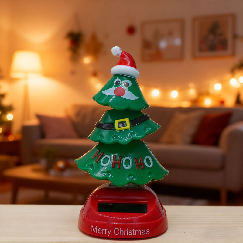 🎅🌟 Solar-Powered Christmas Wobble Figure · Bring Holiday Cheer Everywhere!