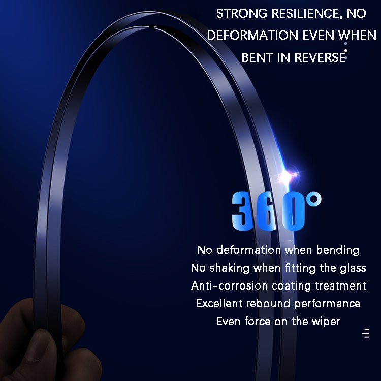 🌈 Quiet, boneless carbon fiber windshield wipers - give your car style, silence and clarity!