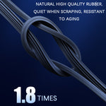 Load image into Gallery viewer, 🌈 Quiet, boneless carbon fiber windshield wipers - give your car style, silence and clarity!
