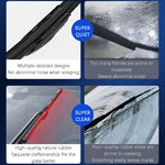 Load image into Gallery viewer, 🌈 Quiet, boneless carbon fiber windshield wipers - give your car style, silence and clarity!

