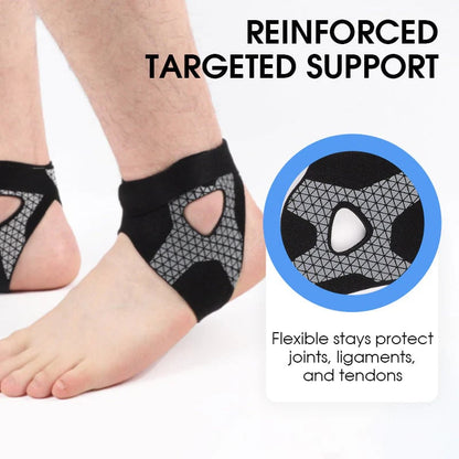 ⏳40% OFF Today ⏰ Adjustable Elastic Ankle Brace 🦶 Comfortable Support for Sports, Walking & Daily Use