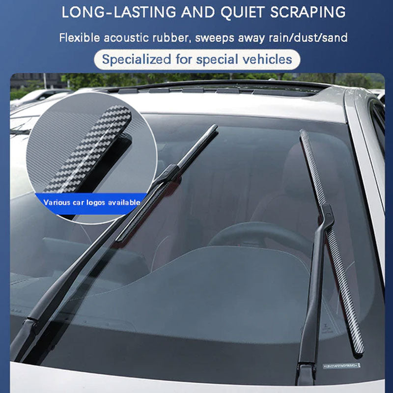 🌈 Quiet, boneless carbon fiber windshield wipers - give your car style, silence and clarity!
