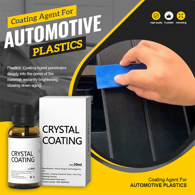 Bumper Refurbishing Agent Perma Clear Coating For Cars – 5-Pack Plastic Restorer, Nano Coating Agent For Auto Interiors & Trim