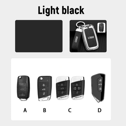 Suitable for Skoda car cars - genuine leather key cover