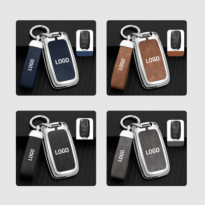 Suitable for Skoda car cars - genuine leather key cover