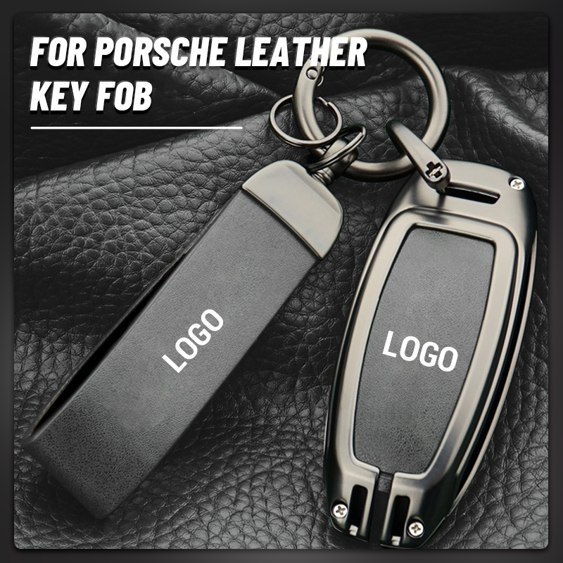 Suitable for Porsche cars - genuine leather key cover