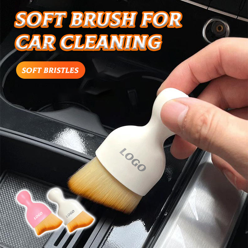 Woobrooch Brush, Car Interior Dust Sweeping Soft Brush Cleaning Tool Fluff  for Automotive Dashboard Interior, Exterior, Skylight, Detailing Kit Tools