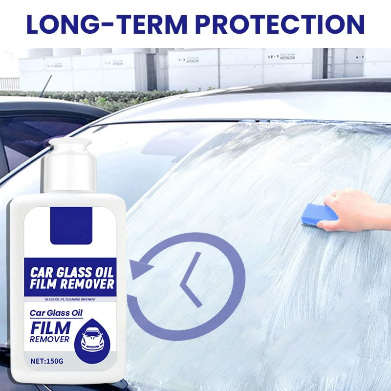 Car Cleaner Glass Oil Film Remover Windshield Cleaning Liquid Remove Stains  150g